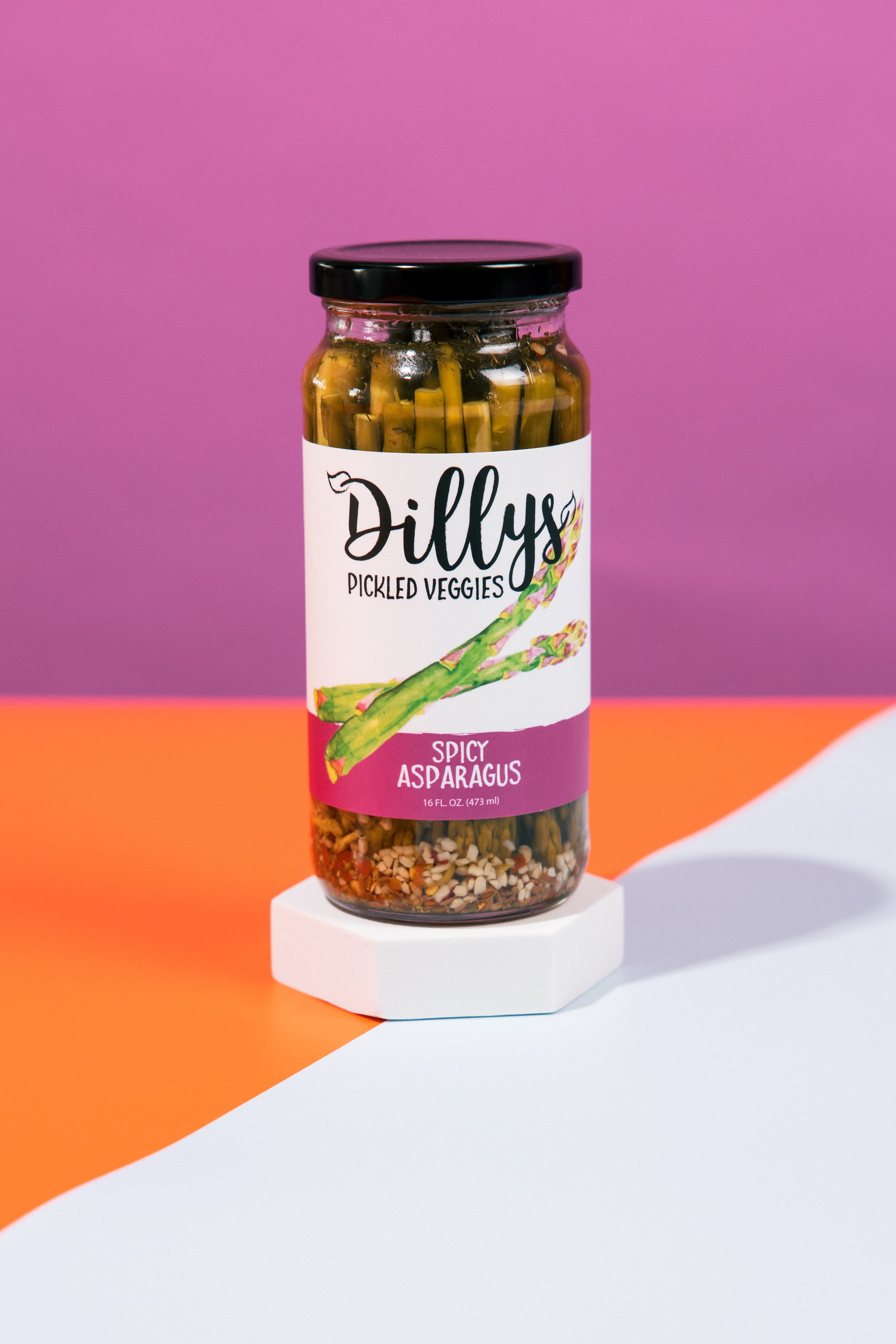 16OZ SPICY ASPARAGUS
