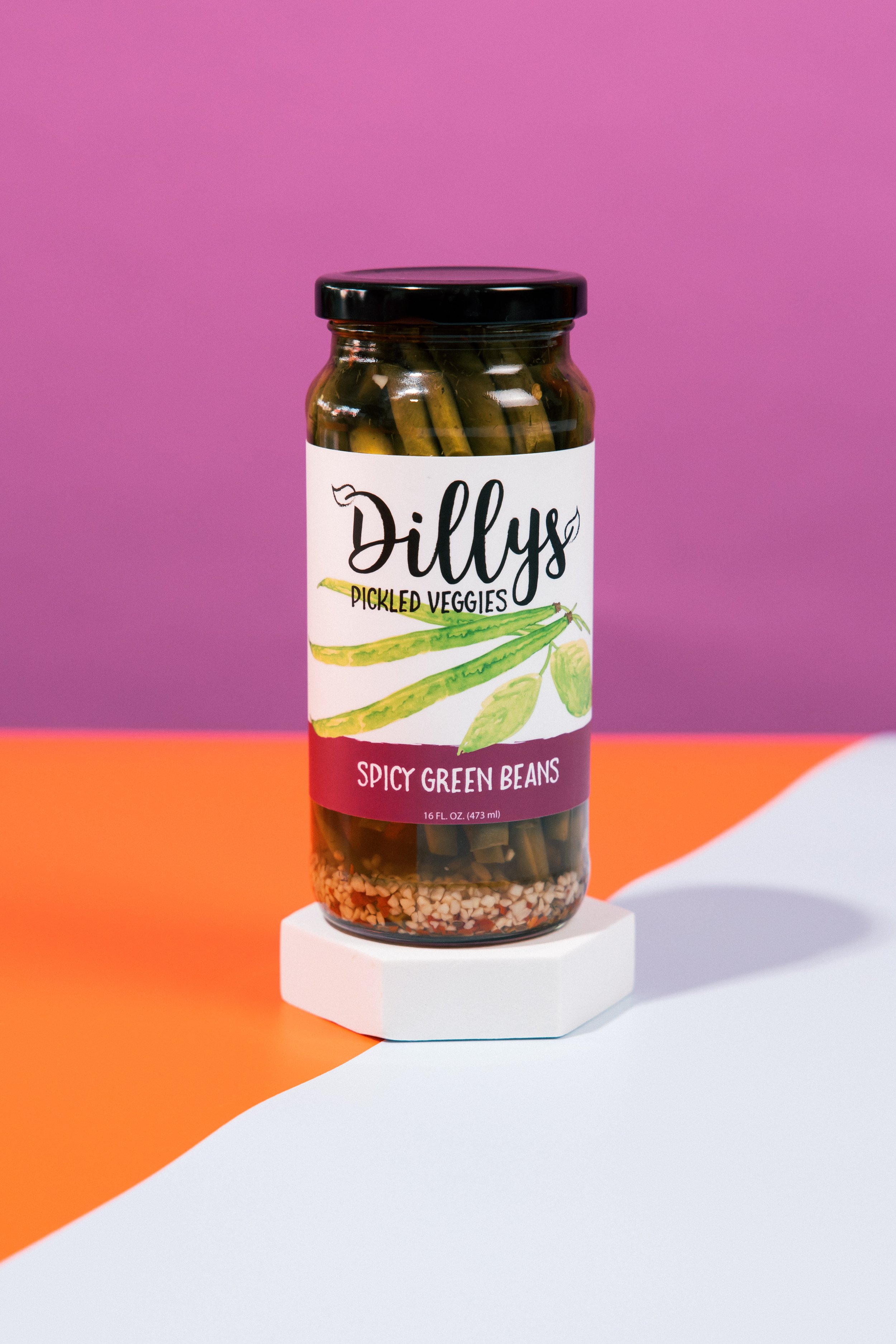 16OZ SPICY GREEN BEANS